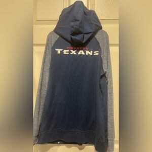 NFL Houston Texans navy blue zip up hoodie Size S #NFL #houston texans